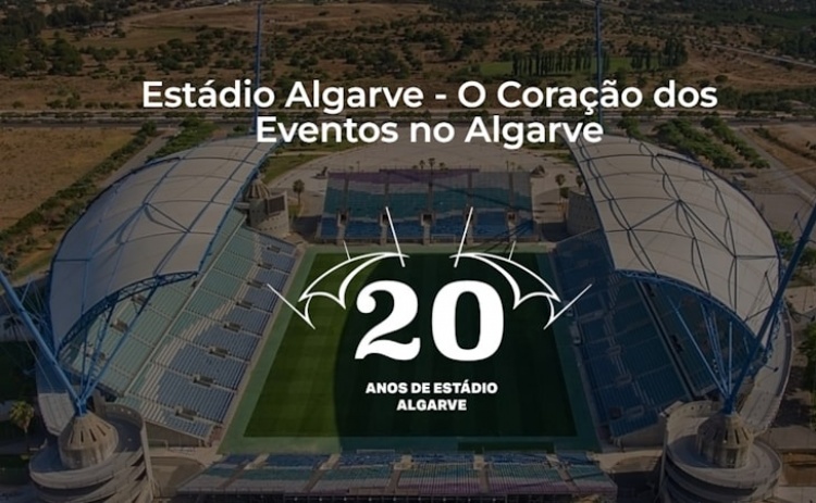 Lançado novo website no 20º aniversário do Estádio Algarve 
