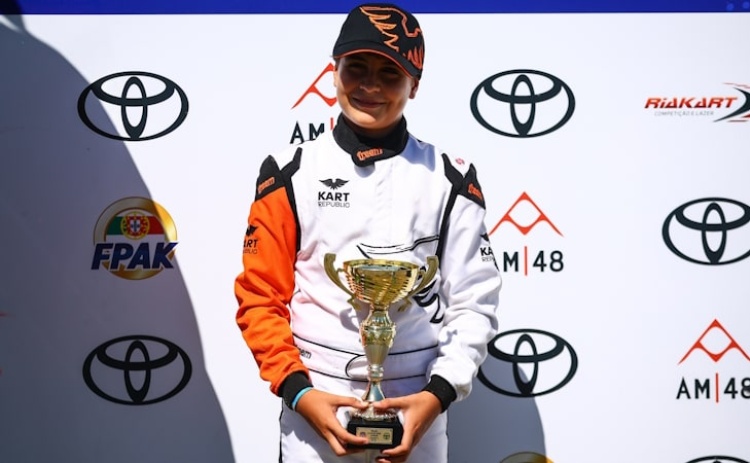 José Pedro Pinto conquista novo pódio no Campeonato de Portugal de Karting Júnior