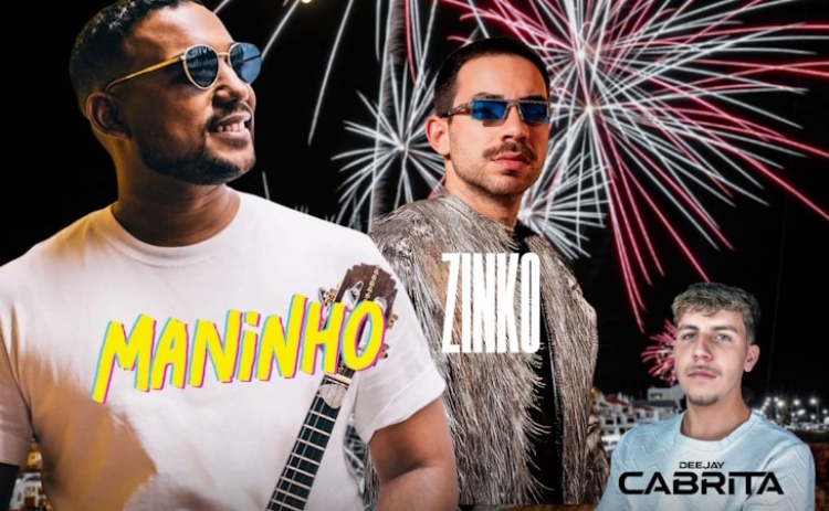 Maninho, Zinko e Deejay Cabrita animam passagem de ano na praia do Carvoeiro