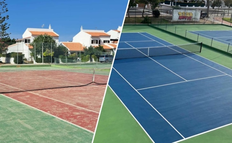 Campos de t&eacute;nis de Altura ganharam nova vida e regras de utiliza&ccedil;&atilde;o