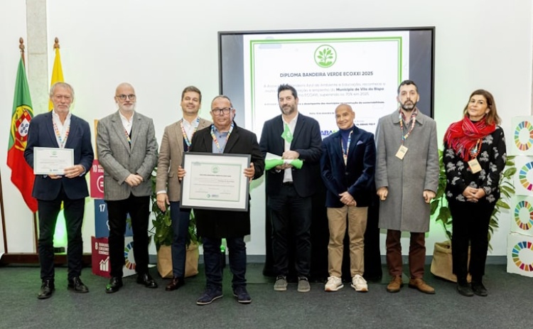 C&acirc;mara de Vila do Bispo distinguida com o galard&atilde;o ECOXXI 2025