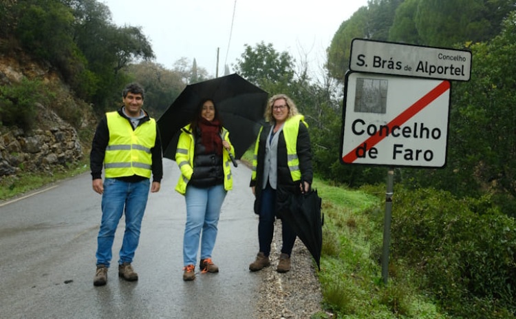 C&acirc;mara de S&atilde;o Br&aacute;s de Alportel avan&ccedil;a com trabalhos de requalifica&ccedil;&atilde;o na Estrada Municipal 523