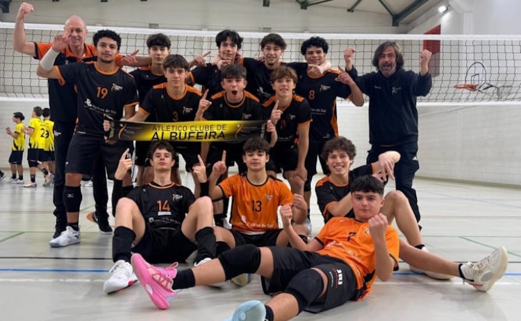 Voleibol: Equipa do Atl&eacute;tico Clube de Albufeira sagrou-se campe&atilde; Inter-Regional de Lisboa