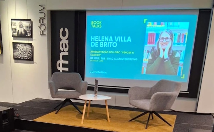 Helena Villa de Brito apresenta livro "Vencer o Cancro" na FNAC do Algarve Shopping