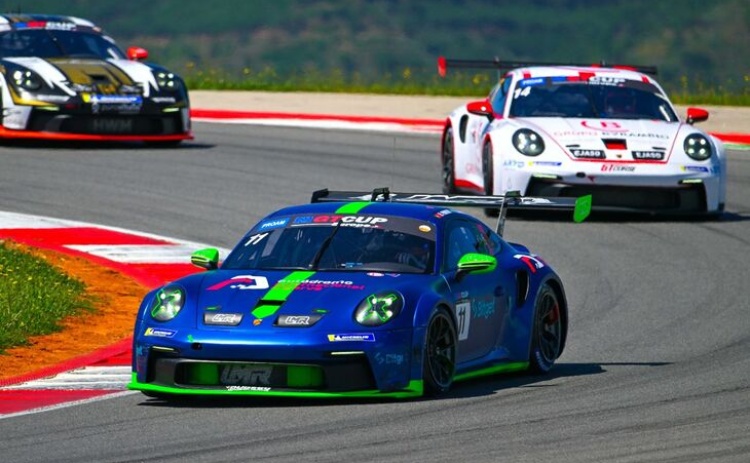 Bernardo Pinheiro subiu ao p&oacute;dio duas vezes no arranque da GT Cup Europe