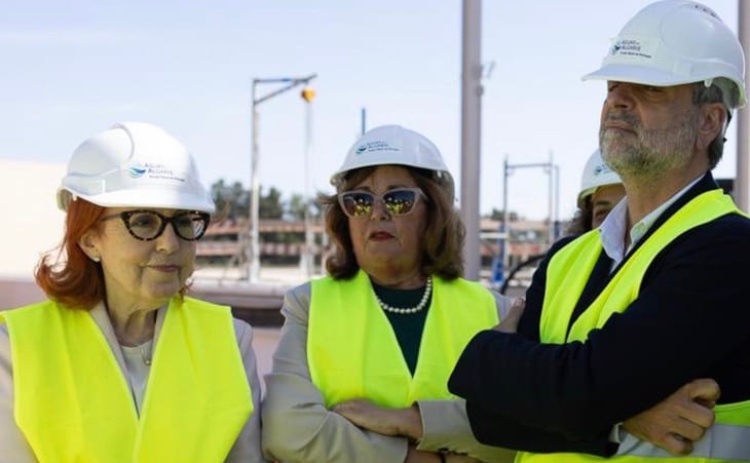 Crist&oacute;v&atilde;o Norte acompanhou ministra em obra da maior ETAR de reutiliza&ccedil;&atilde;o de &aacute;gua da Europa