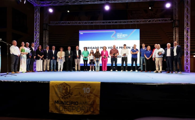 Gala do Desporto de Tavira atribuiu 510 medalhas de m&eacute;rito desportivo