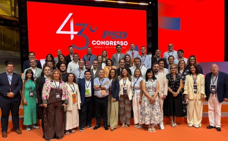 Delega&ccedil;&atilde;o do PSD Algarve reuniu 74 congressistas no congresso nacional do partido 