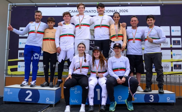 Renato da Silva e Ambre Beato fazem o pleno nos Campeonatos Nacionais de BMX em Quarteira