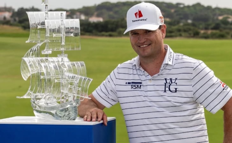Golfista Zach Johnson conquista primeira edi&ccedil;&atilde;o do Portugal Invitational