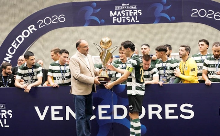 Sporting vence Record International Masters Futsal no Portim&atilde;o Arena