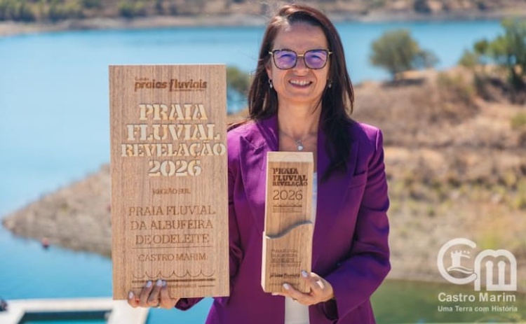 Praia Fluvial da Barragem de Odeleite conquista pr&eacute;mio "Praia Revela&ccedil;&atilde;o da Regi&atilde;o Sul"