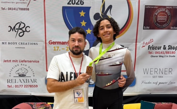 Atleta do Clube de Patinagem de Albufeira conquista bronze na Ta&ccedil;a da Europa