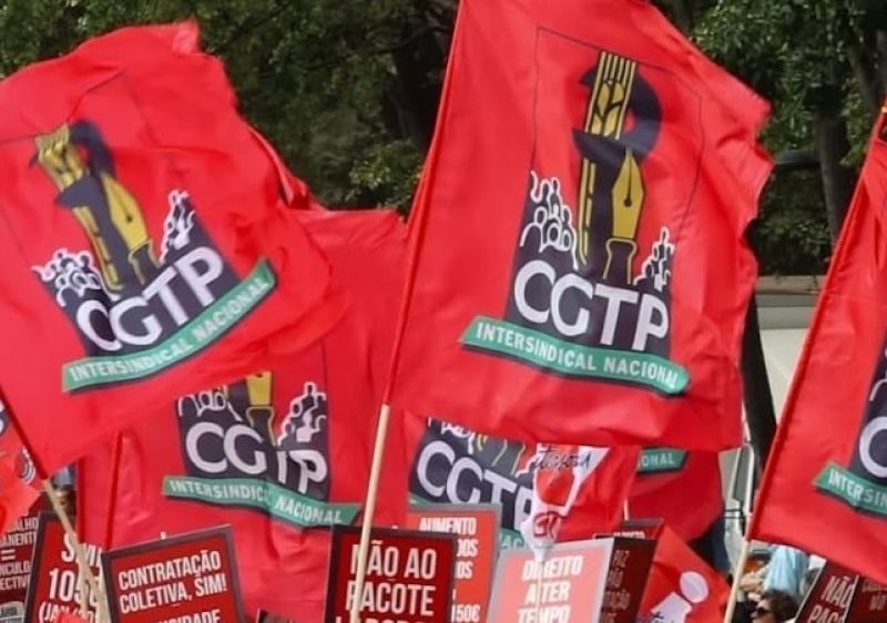 União dos Sindicatos do Algarve promove "Praça de Greve" em Faro 