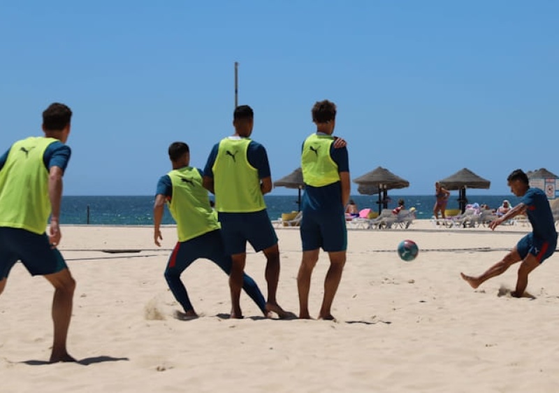 Sele&ccedil;&atilde;o Nacional de Futebol de Praia realizou est&aacute;gio em Altura